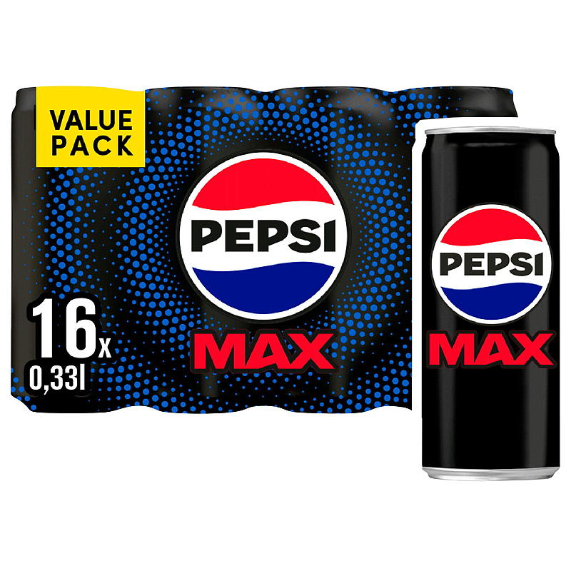 Pepsi Pepsi Max 16 lattine da 0,33 l
