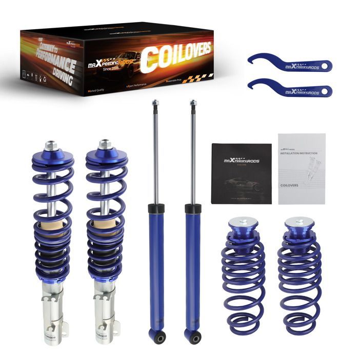 Amortisseurs Combinés Fileté pour VW Golf 4 1J1 1998-2007 New Beetle 9C1, 1C1 Bora 1J2