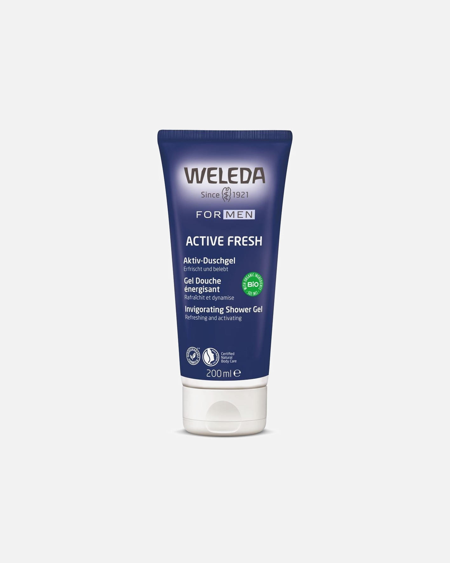 Weleda Douchegel voor Mannen Active Fresh Douchegel - 200 ml