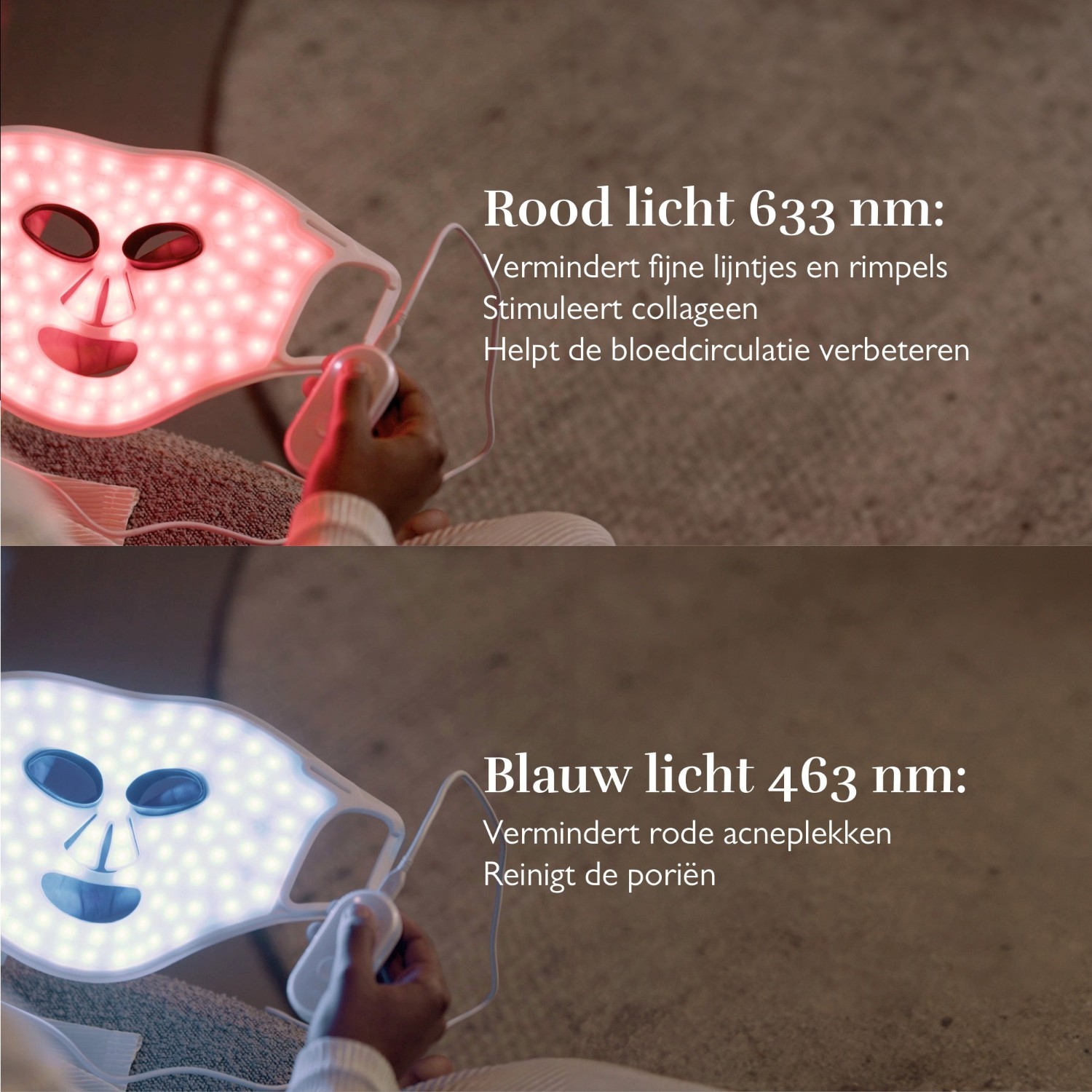 Silk'n masažer za lice sa LED maskom za lice (100 LED dioda) – 1 komad