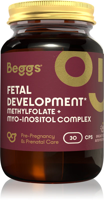 Beggs Fetal Development Methylfolaat + myo-inositol COMPLEX voedingssupplement capsules voor verhoogde vruchtbaarheid