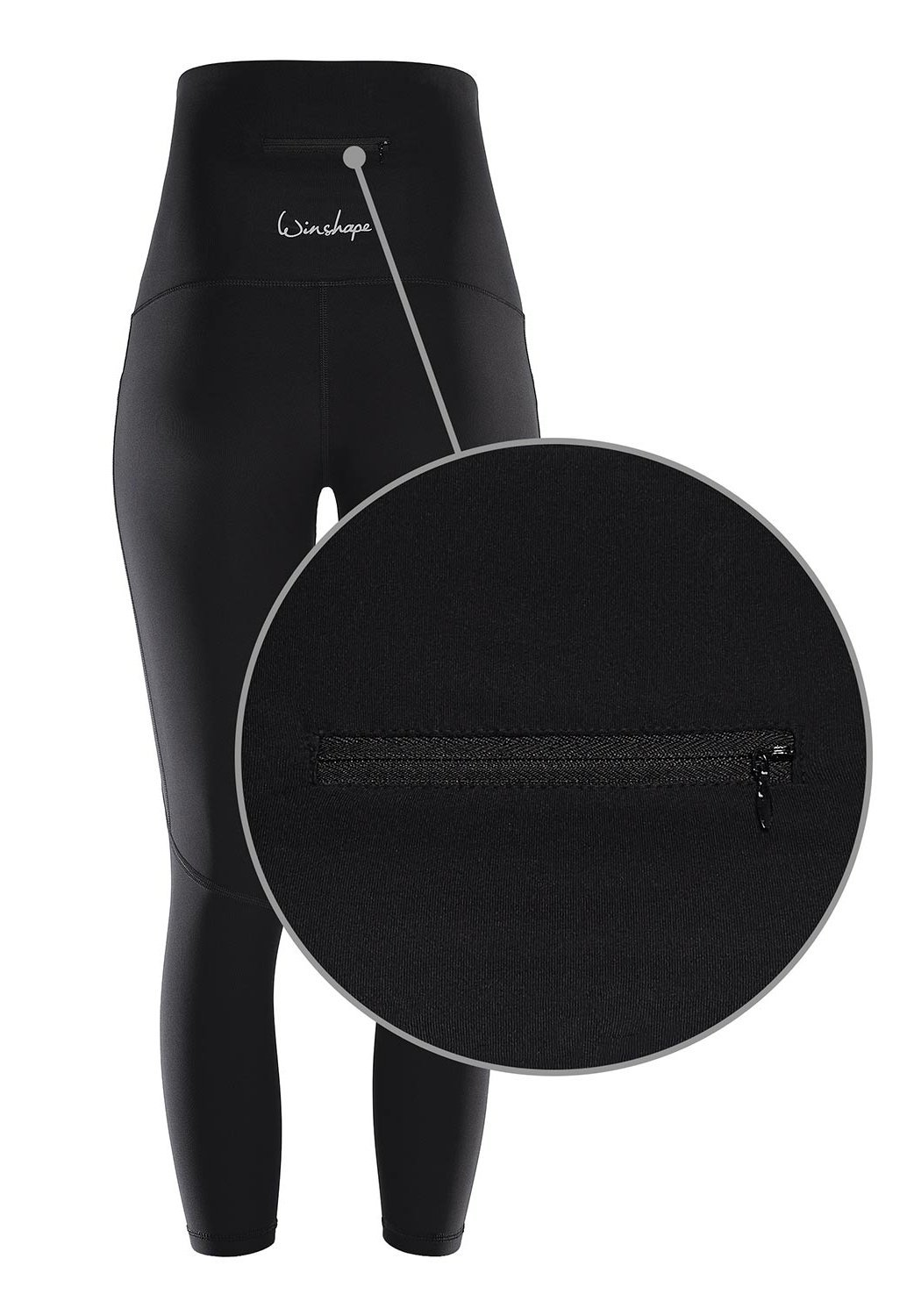 Winshape FUNCTIONAL POWER SHAPE - Legingi - melni