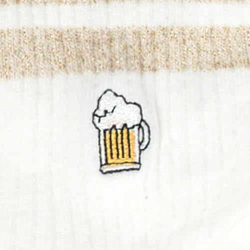 Cabaia Chaussettes Retro Glam blanc