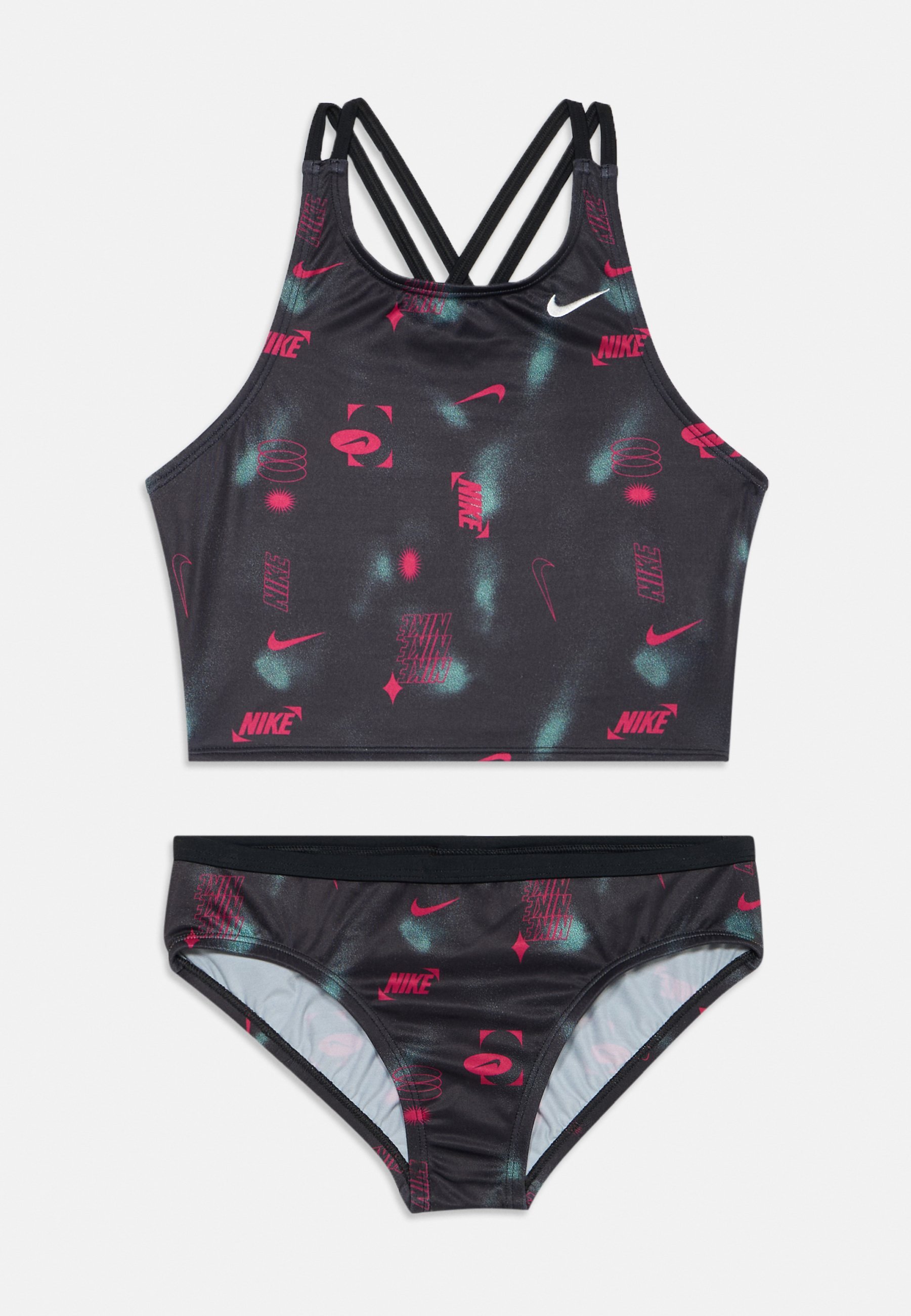 Nike Performance SPIDERBACK SET - Bikini - zwart