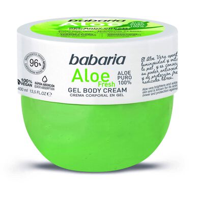 Babaria Body Gel Cream 100 % Aloe Vera 400 ml 400 ml