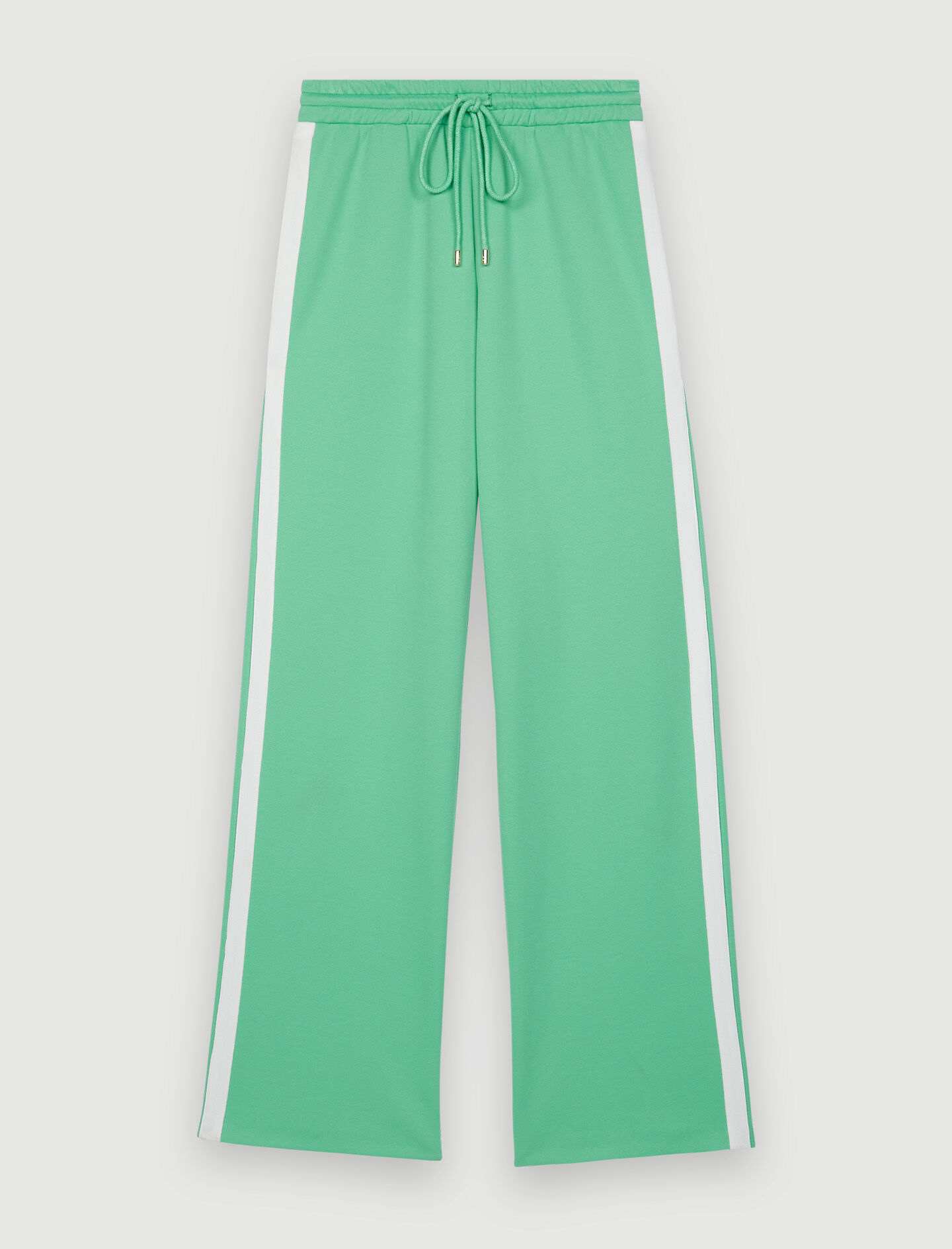 Pantaloni de trening cu dungi - Vert