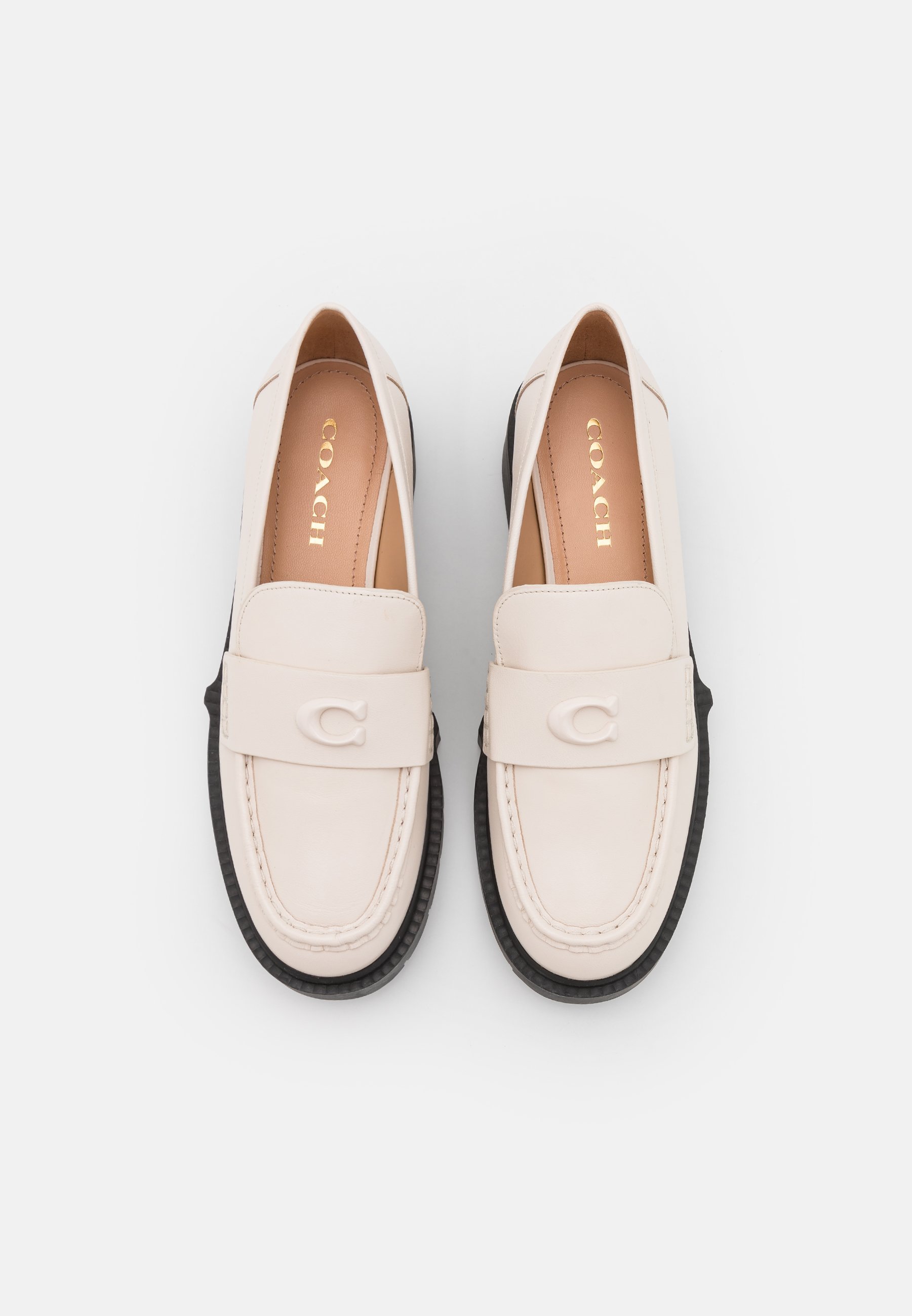 COACH LEAH LOAFER - Slip-ons - chalk
