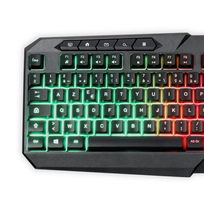 Gaming-Tastatur - LIVOO - TEA283 - Kabelgebundenes USB - AZERTY - RGB-LED-Hintergrundbeleuchtung