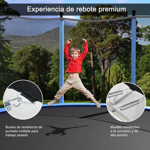 Costway udendørs trampolin 427 cm