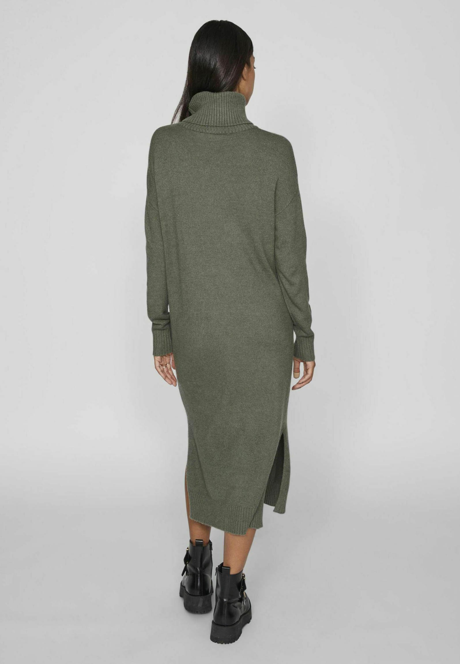 VILA VIRIL ROLL GECK MIDI - NOOS - Vestido tipo jardineira - coroa de louros
