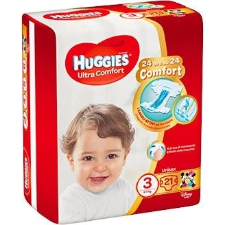 HUGGIES Huggies Ultra Comfort Bas3 21 Stück