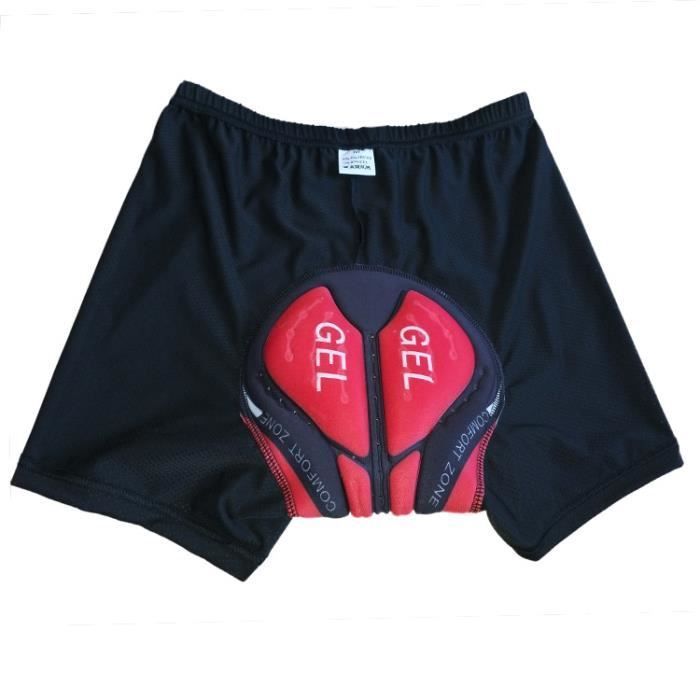 Pantaloncini da mountain bike - Imbottitura in gel 3D - Traspiranti e comodi - Neri - Adulto - MTB