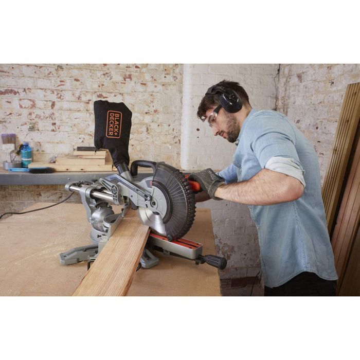 Mitre Saw - BLACK&DECKER - BES700-QS - 1600W - 70mm Cutting Depth