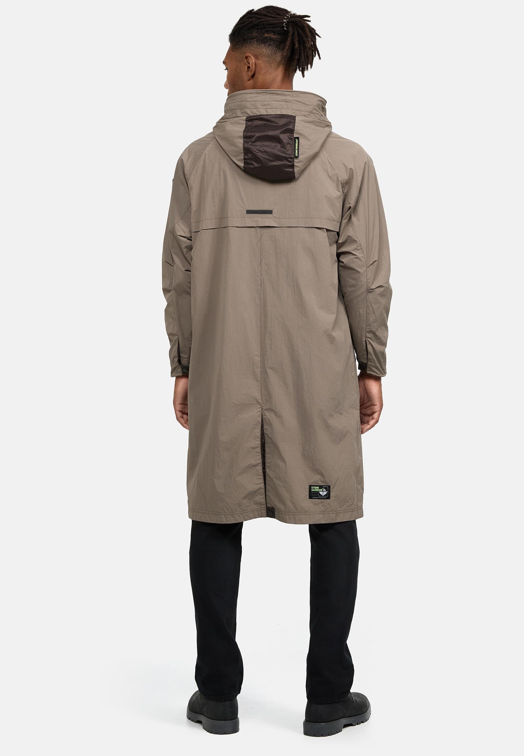 STONE HARBOUR ZAFAAR - Waterdichte jas - steenbruin