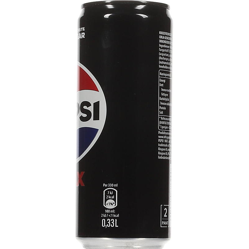 Pepsi Pepsi Max 0,33 l tölkki elegantti