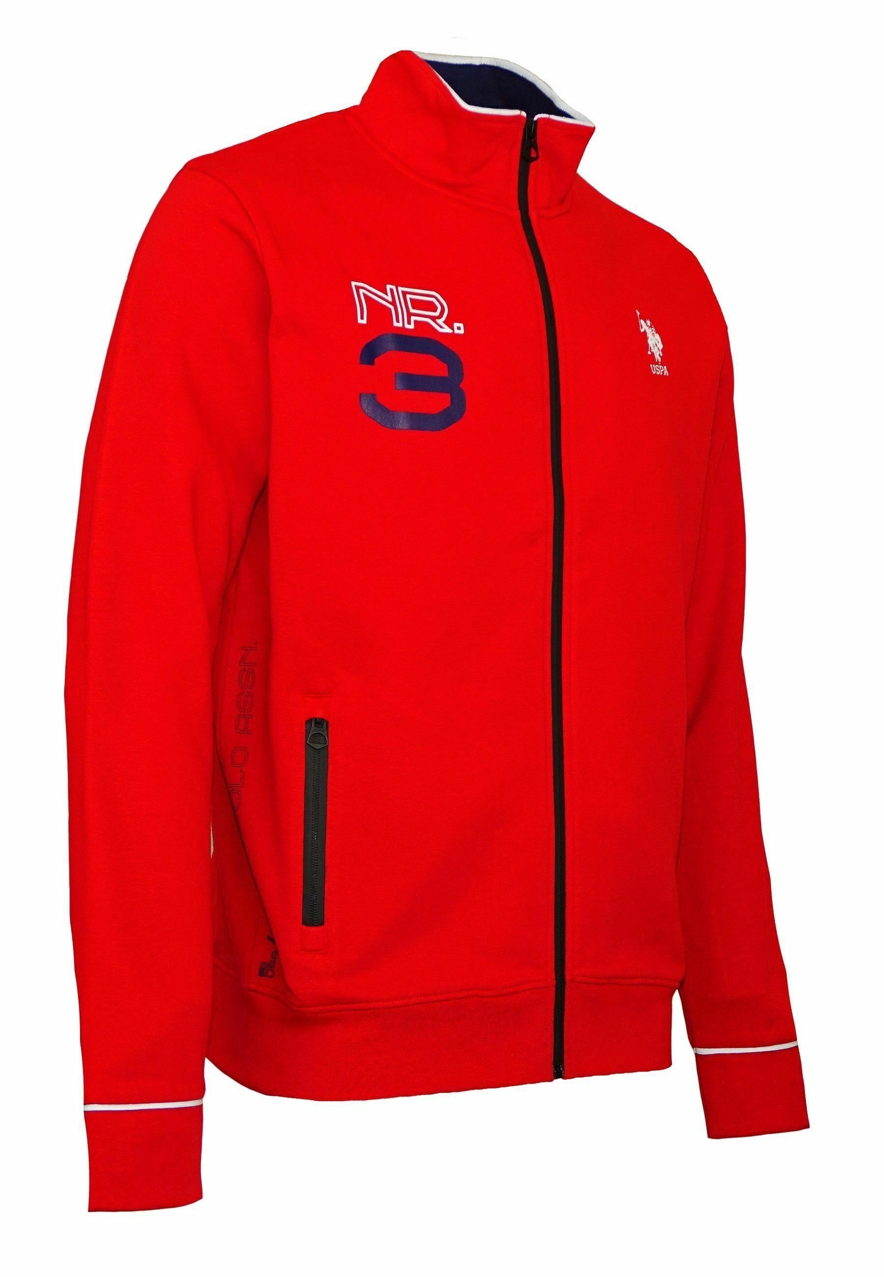 US Polo Assn. trainingsjack - rood
