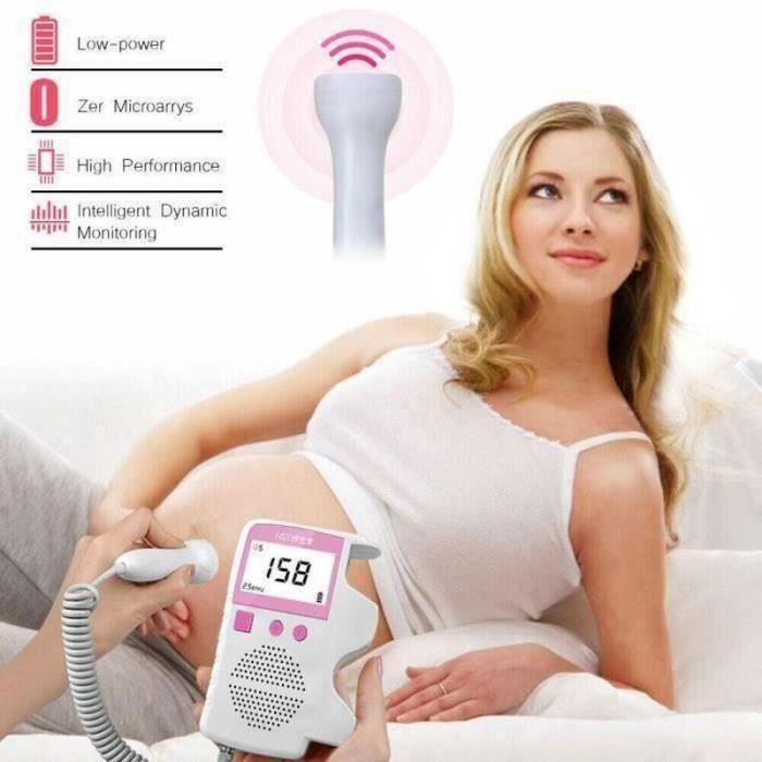 BABY PHONE - AUTREMENT - ECOUTE BEBE Doppler Moniteur Fœtal - Détection FHR - Écran LCD 18 pouces Multicolore BABY PHONE