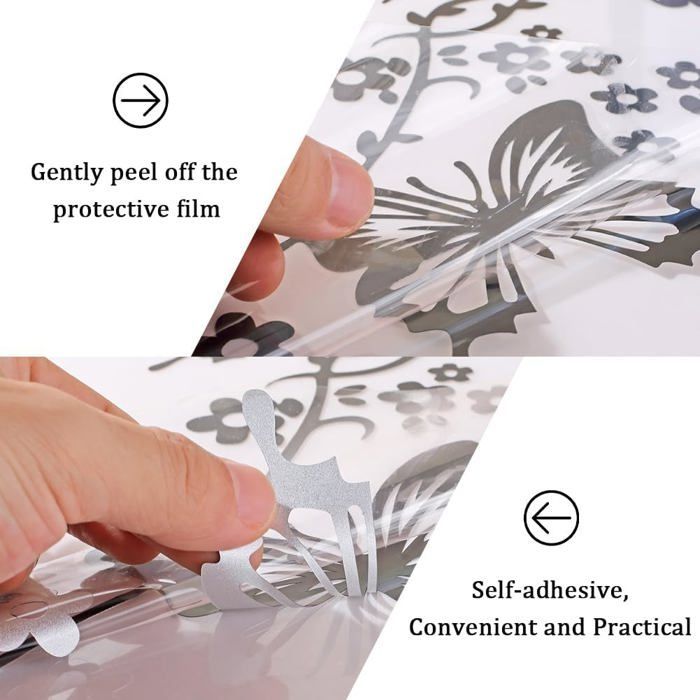 2 láminas de pegatinas de vinilo impermeables con mariposas para coche, ideales para mujeres y para la decoración exterior del vehículo.