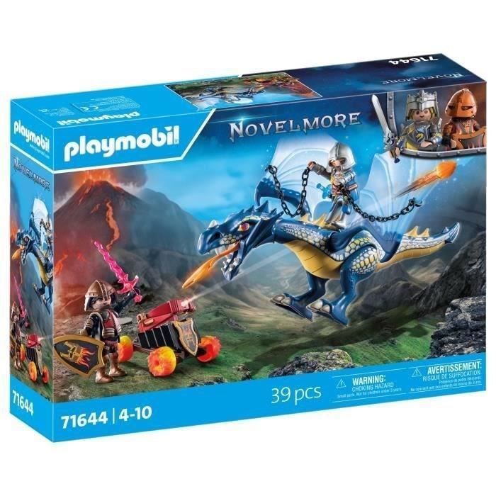 PLAYMOBIL 71644 Warriors with Dragons and Cannon, Novelmore, Dragon, 39 pieces, Ages 4+