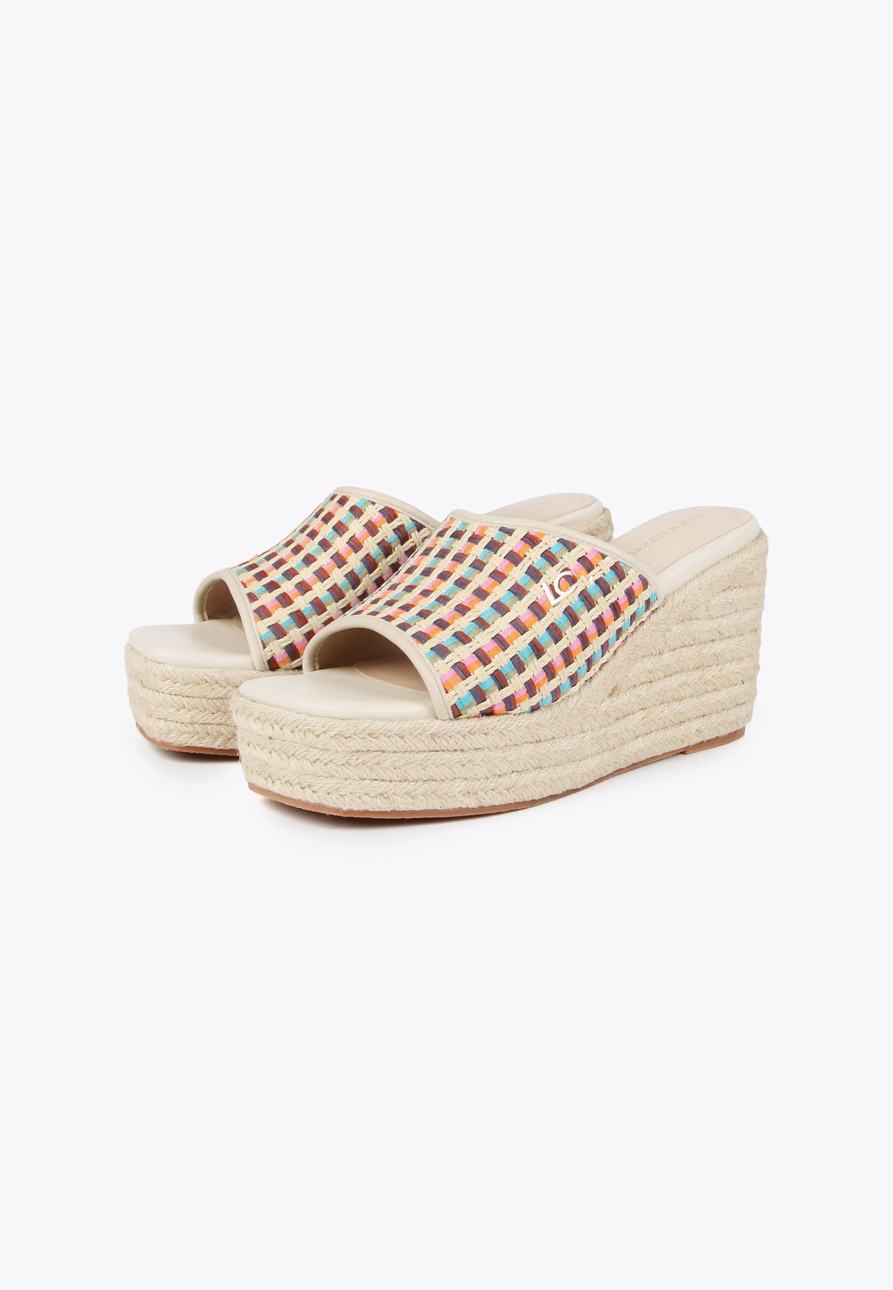 LOLA CASADEMUNT Høyhælte mules - off white