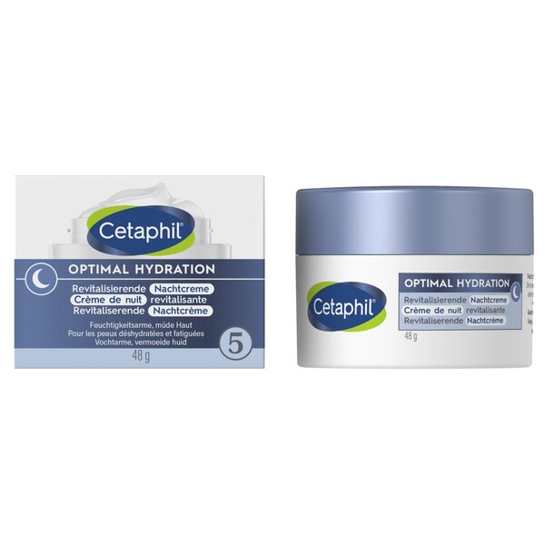 Cremă de noapte revitalizantă Cetaphil Optimal Hydration<br>48g