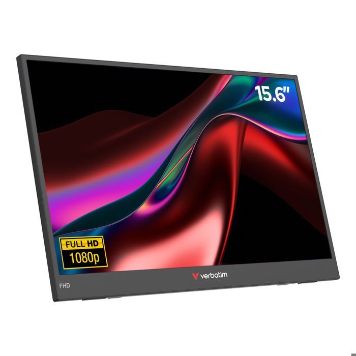 15,6 inch Verbatim Light Full HD draagbaar scherm (zwart)