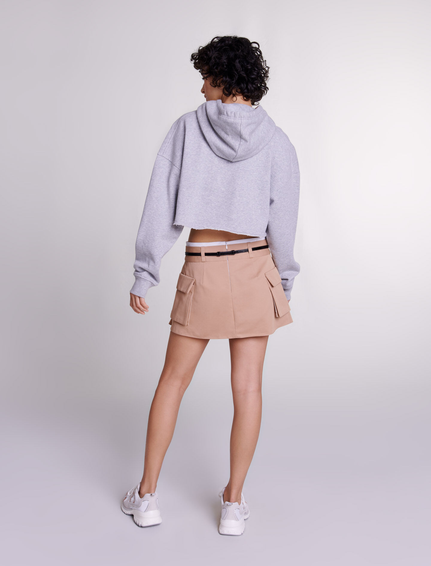 Saint Honoré cropped sweatshirt - Grijs