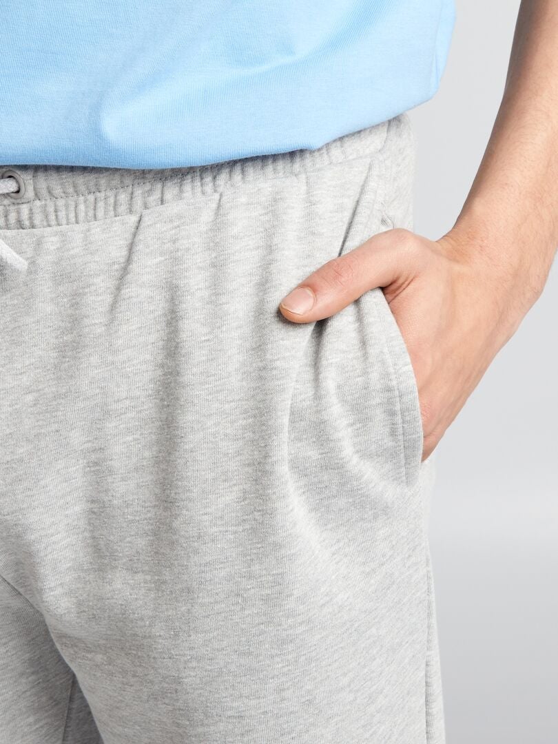 Fleece joggingbroek - GRIJS