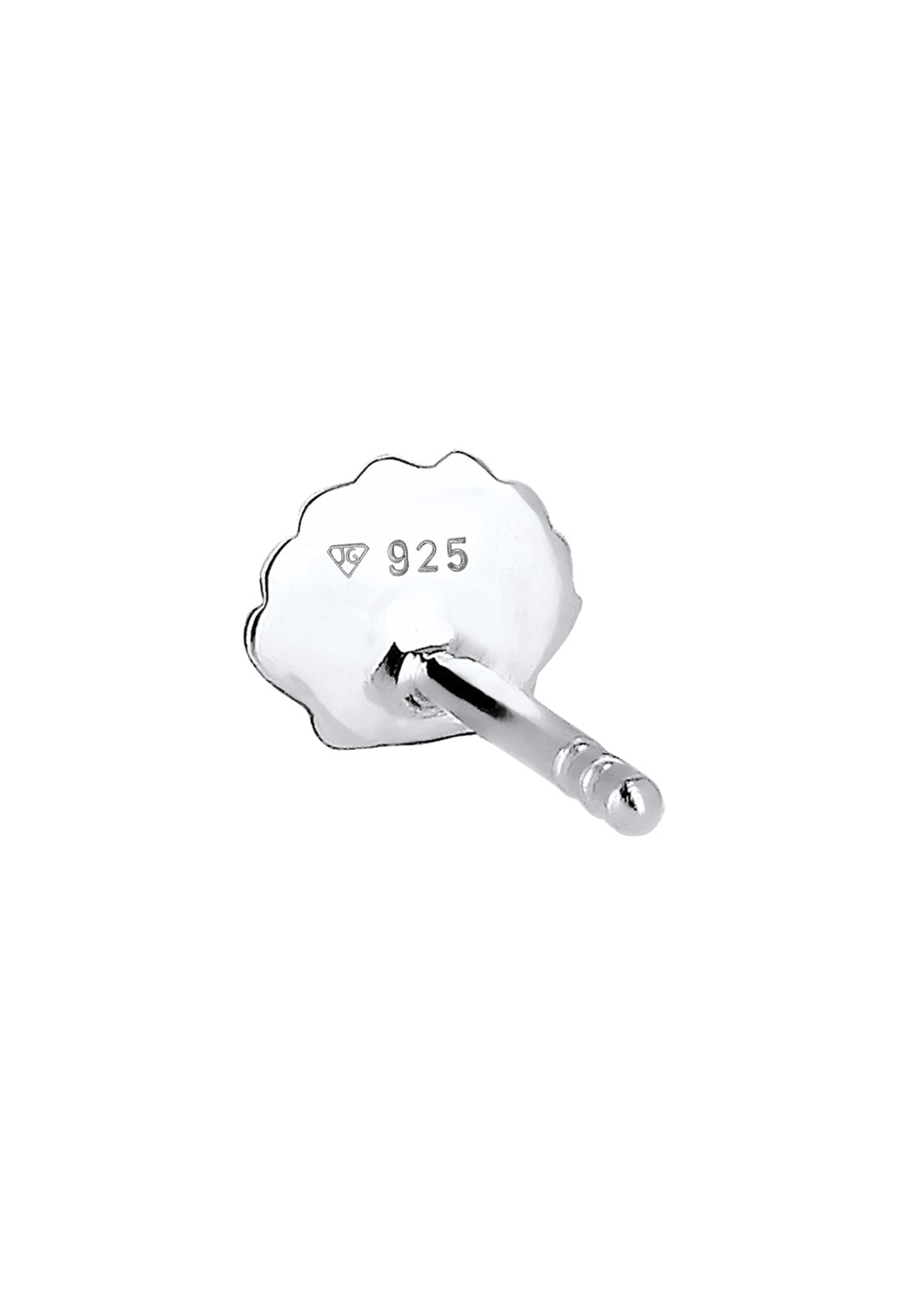 Elli Femmes clous d'oreilles coquillage plage pièce unique en argent sterling 925