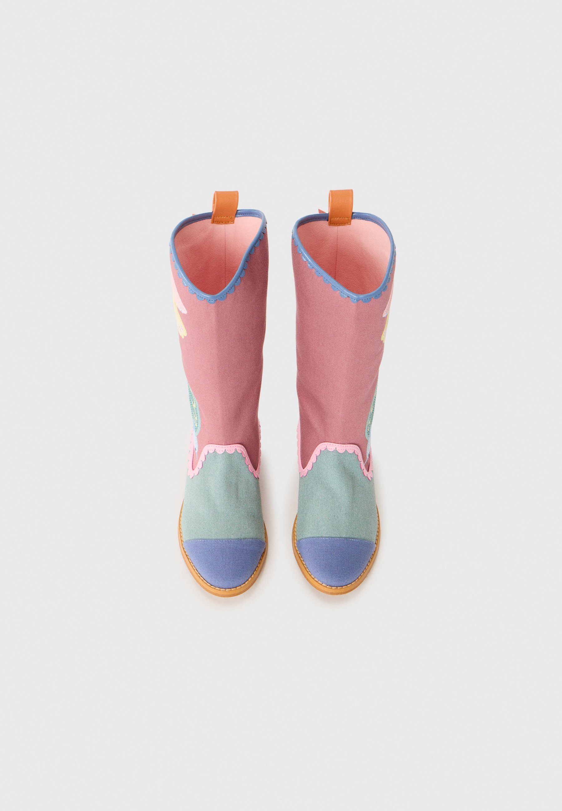 Stella McCartney Kids Cowboy-/Bikerstøvler - flerfarget