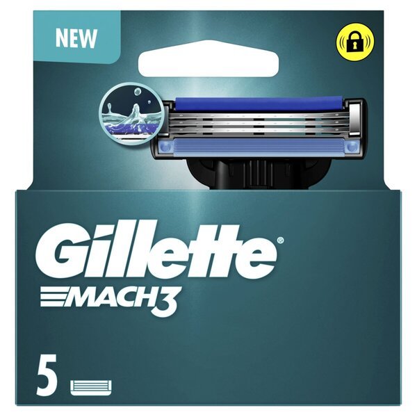 Žiletky Gillette Mach3<br>5 kusov