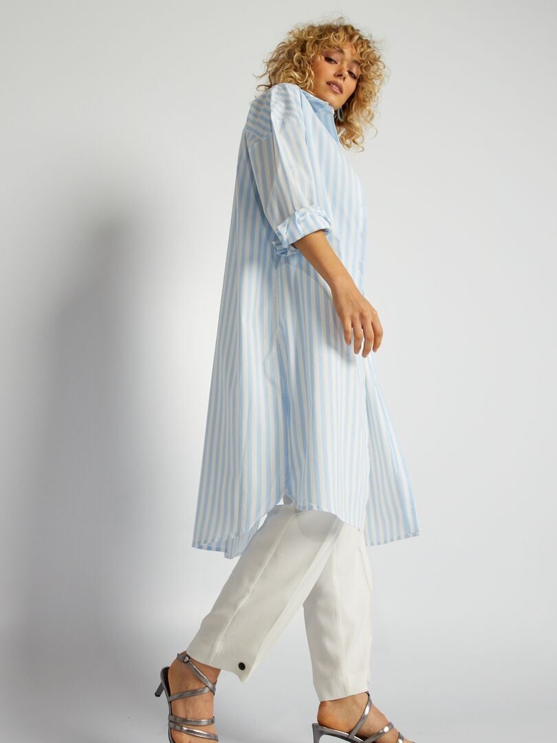 Camisa comprida - AZUL