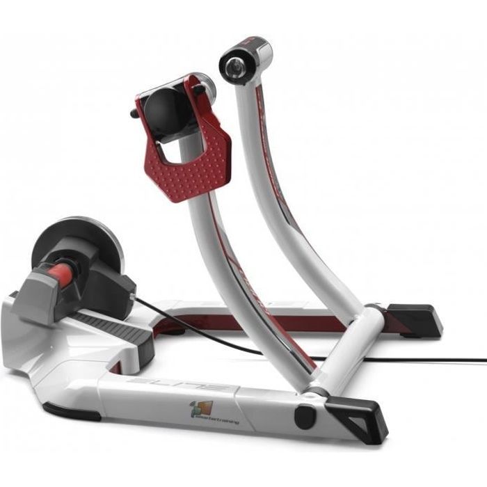 Bicicleta estática ELITE - Qubo Power Smart B+ - Rodillos magnéticos - Sensor Bluetooth y Wi-Fi - Estructura compacta
