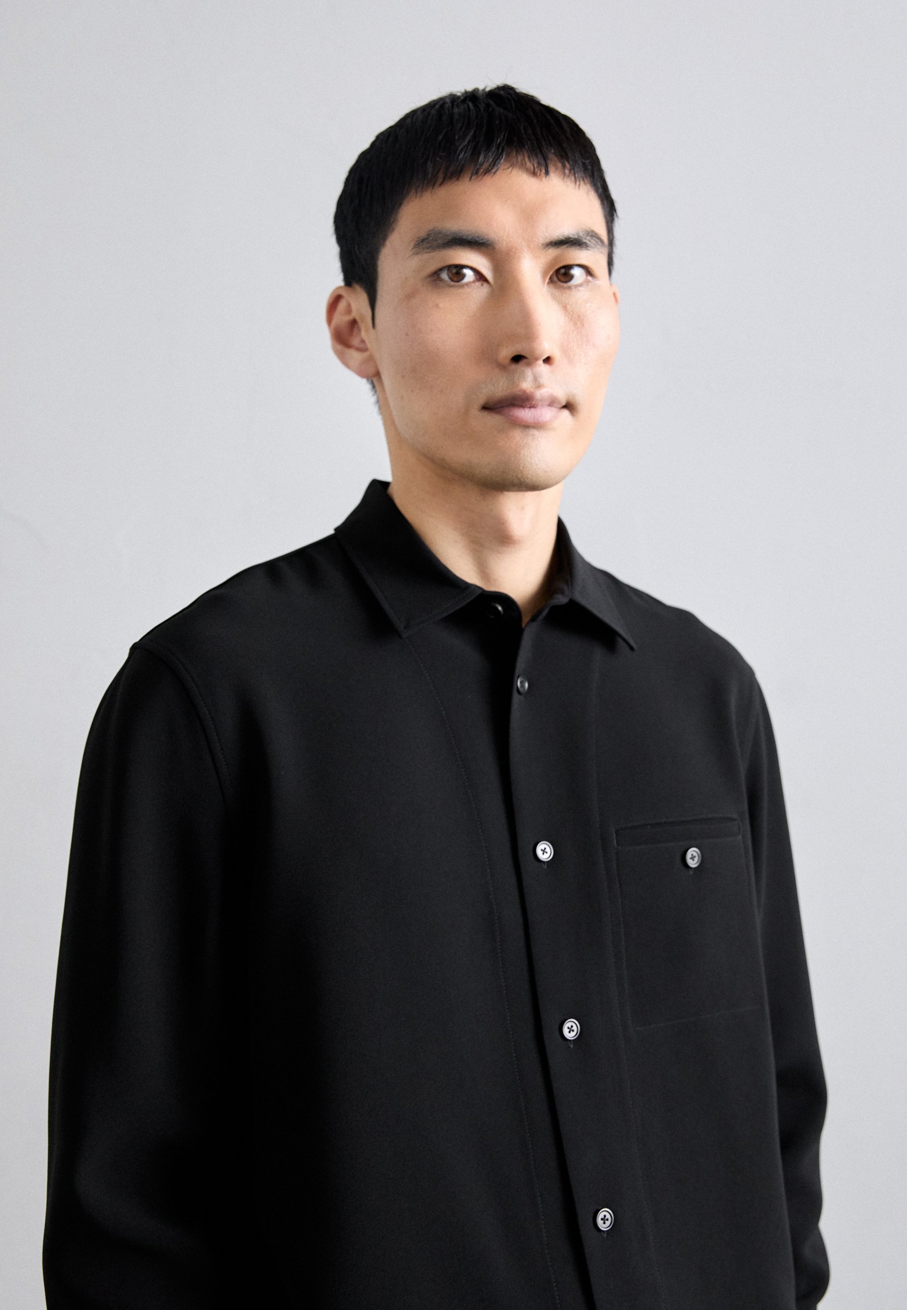 Filippa K BLAKE OVERSHIRT - Giacca leggera - nera