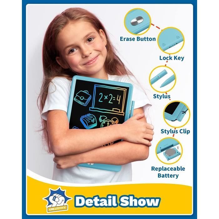 Drawing Tablet - Children's 10-inch - Eye Protection - LCD Technology - Radiation Free