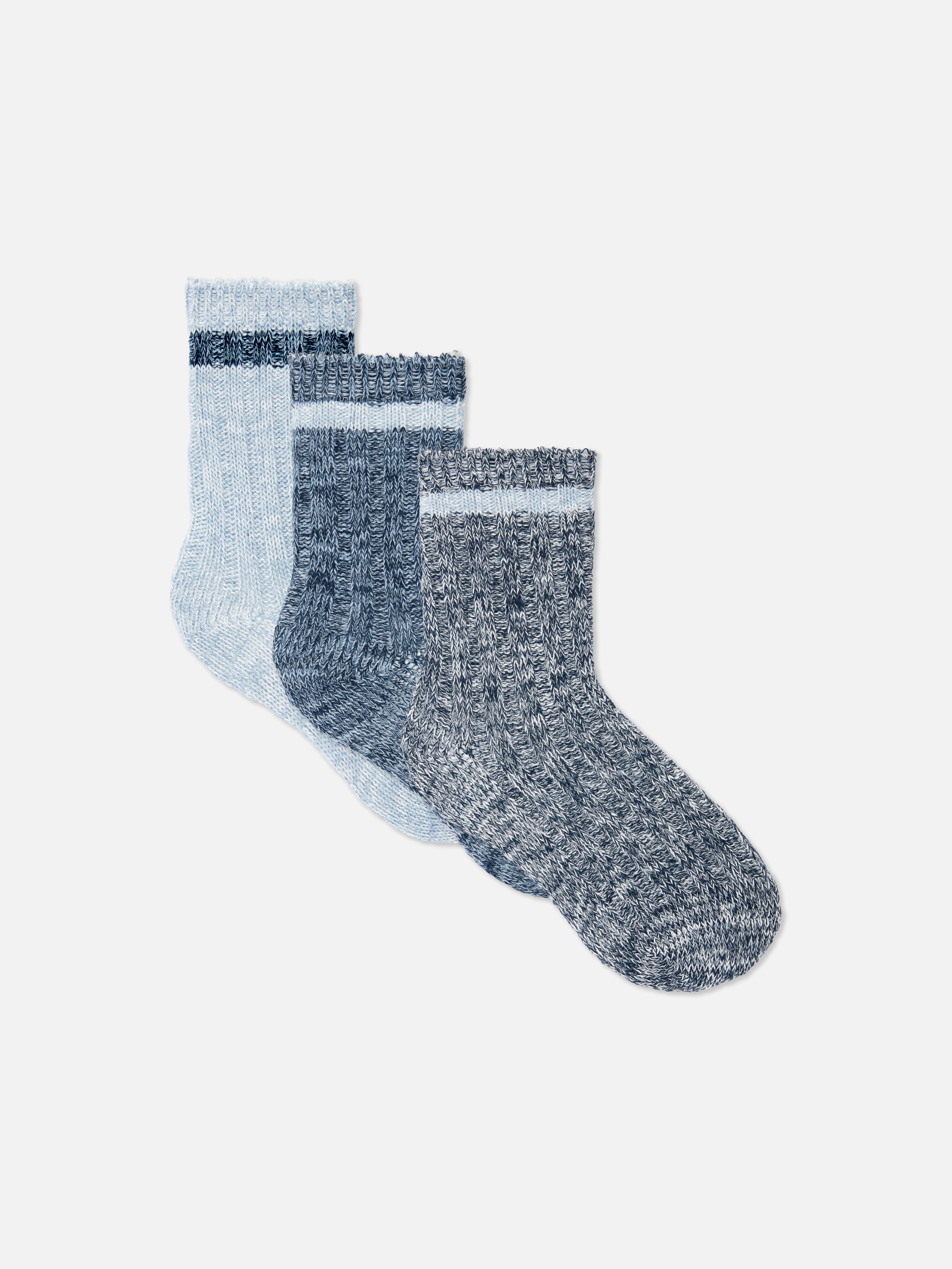 Warme Stiefelsocken, 3 Paar Drei Paar knöchellange, farblich abgestimmte Socken speziell für Stiefel