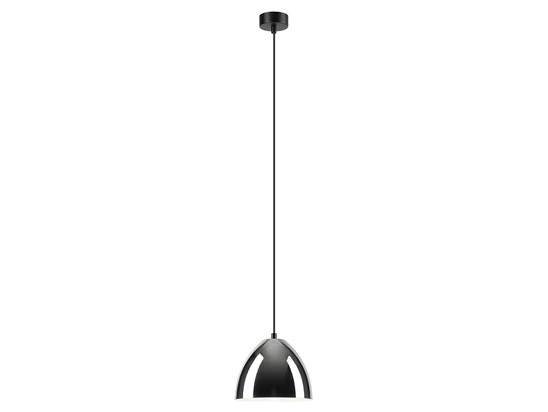 Lampa wisząca Mia stalowa srebrna