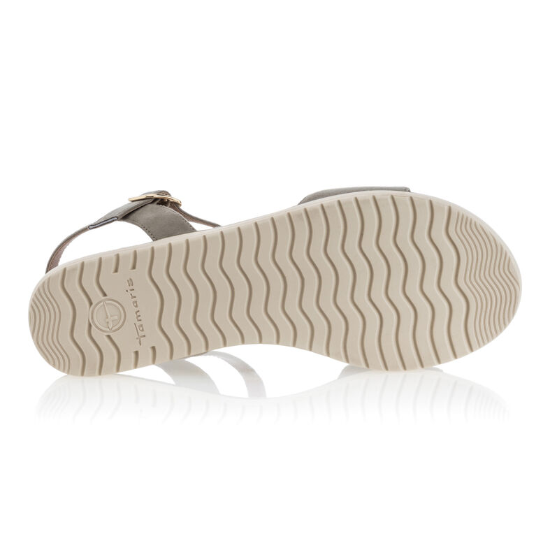 Grønne sandaler / sko med åpen tå til dame