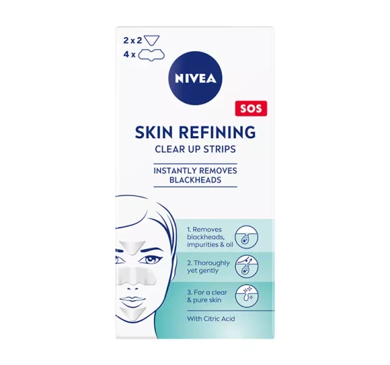 NIVEA Skin Refining plastry oczyszczające przeciw zaskórnikom 6 sztuk