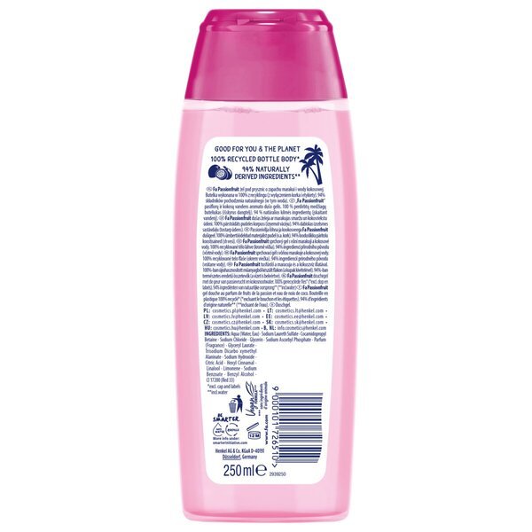 Fa pasiflorų dušo želė<br>250ml