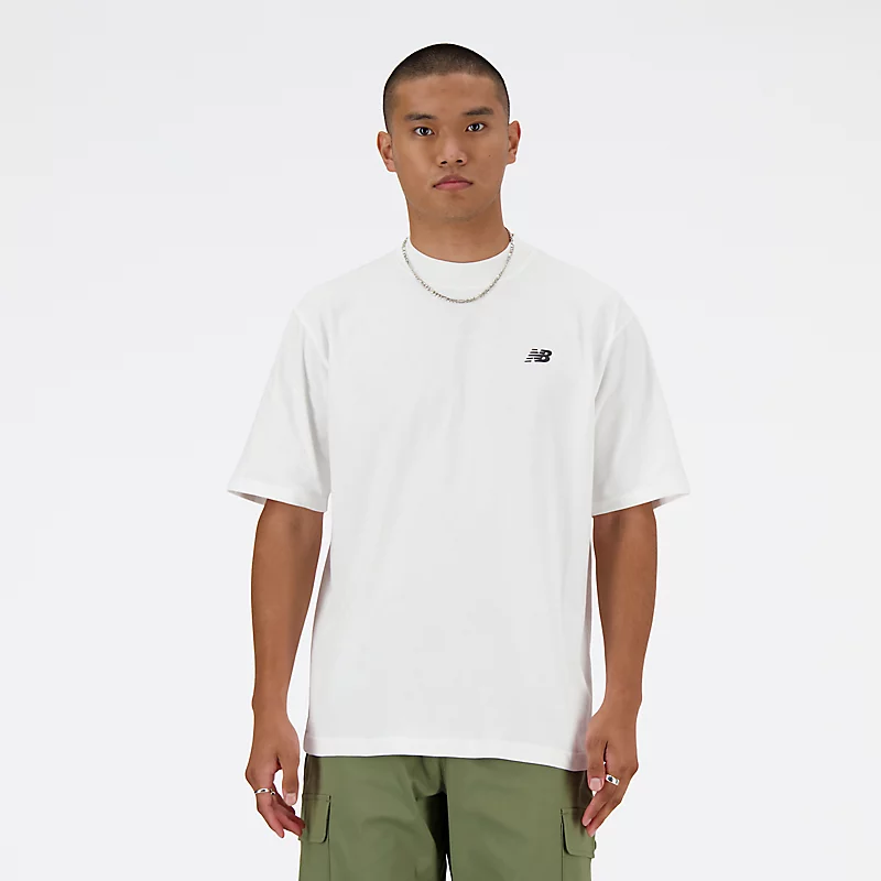 Herren Shifted Oversized T-Shirt - WEISS