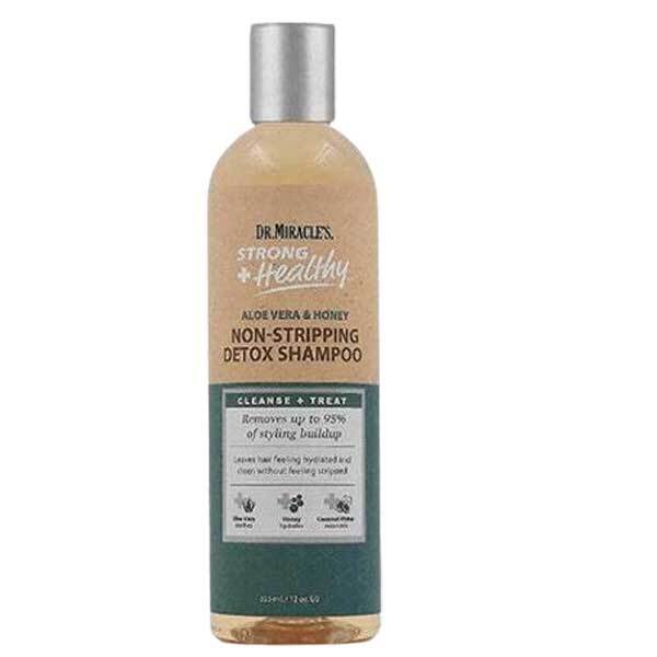 Dr. Miracles Strong Plus Healthy -detox-shampoo, joka ei tahraa hiuksia