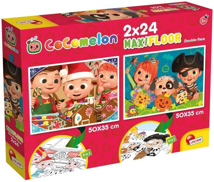 Bausatz - Lisciani Giochi - 91102 - 2-in-1-Puzzle - Mehrfarbig - 24 Teile