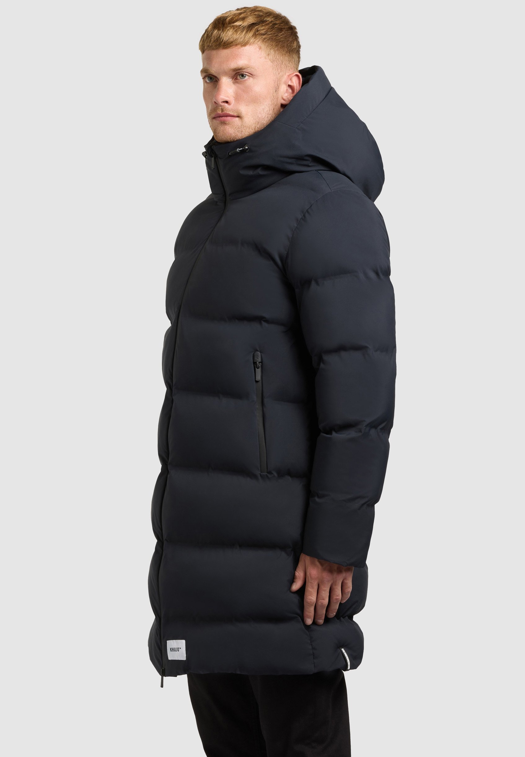 khujo CAIUS3 - Wintermantel - port blue