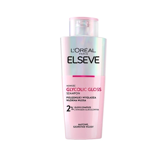 L'Oréal Paris Elseve Glycolic Gloss szampon do włosów matowych i szorstkich 200 ml