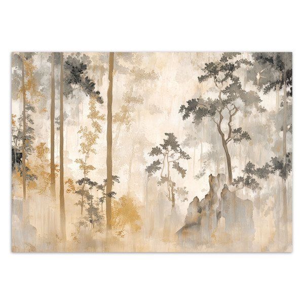 Feeby Fototapeta, Las natura drzewa 150x105