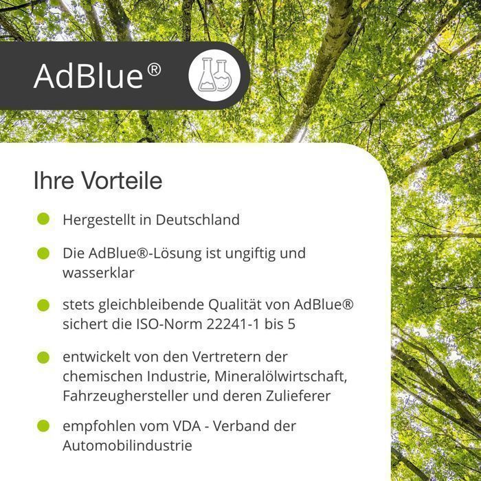 Höfer Chemie AdBlue 4 x 10L avec Bec verseur - Solution d'urée pour Voitures Diesel telles Que BMW et VW