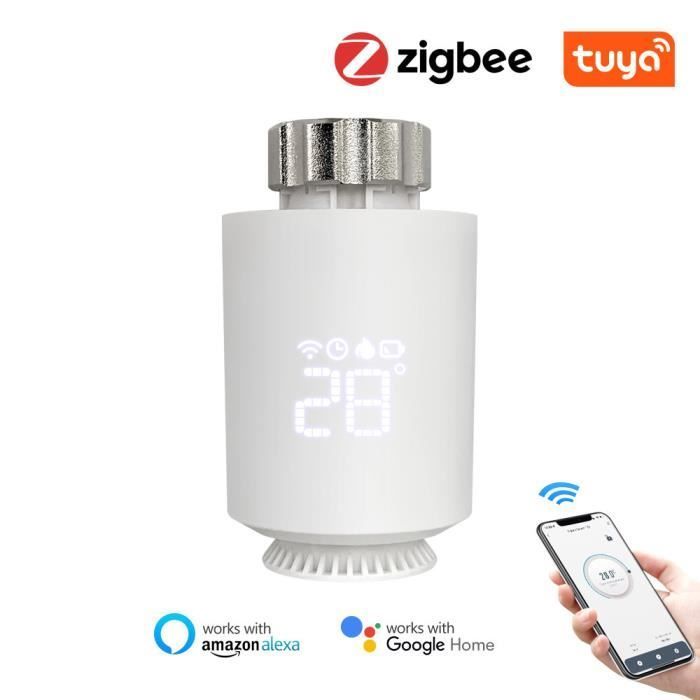 Tuya ZigBee Connected Thermostatic Radiator Head – Smart Thermostat, Radiator Actuator, TRV Thermostatic Valve