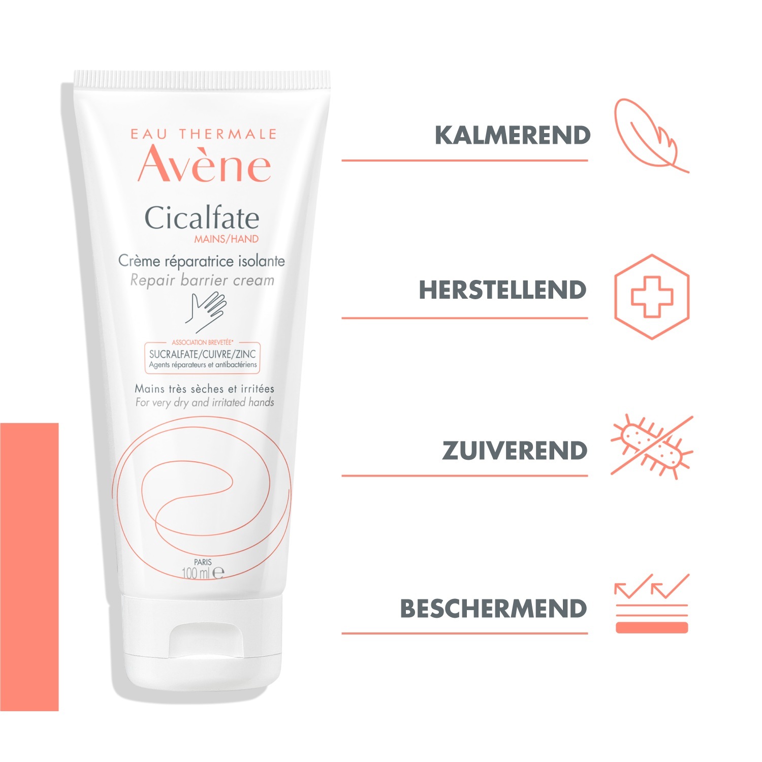 Avène krema za ruke Cicalfate + Cicalfate krema za ruke - 100 ml