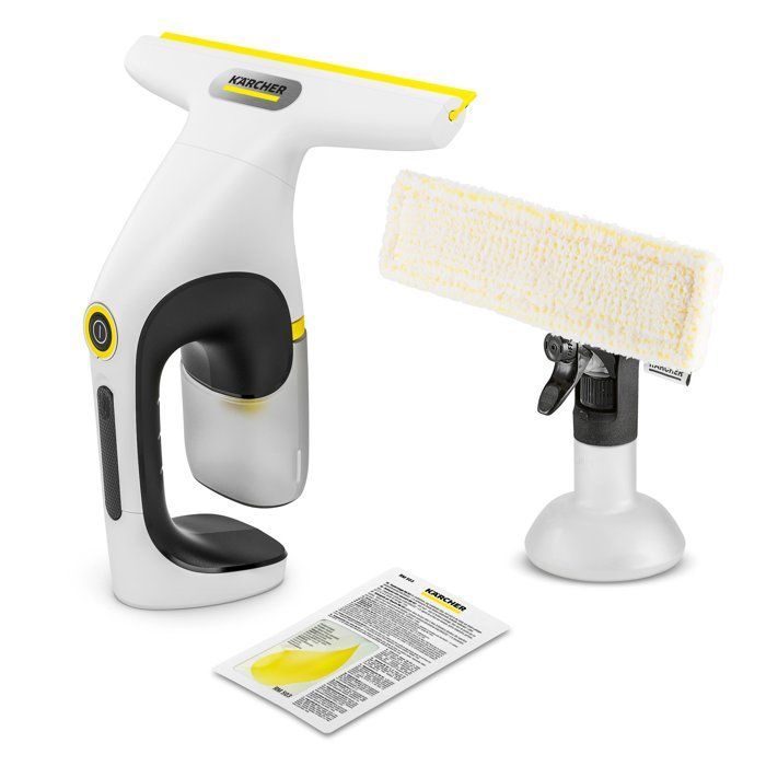 KARCHER WV 1 Compact Care - Nettoyeur de vitres - Raclette 250 mm - Autonomie 25 min - Nettoie jusqu'à 70m² (environ 23 vitres)